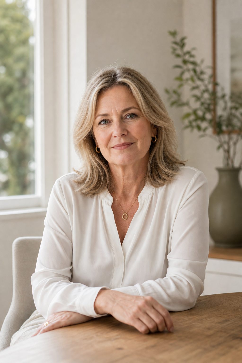 Kate, a warm experienced adviser photographed in natural light